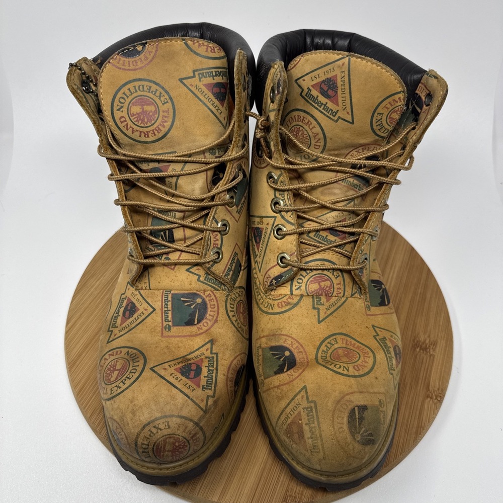 Timberland Expedition Limited Edition 1973 Wheat Nubuck Boots Mens US Sz 11 1/2